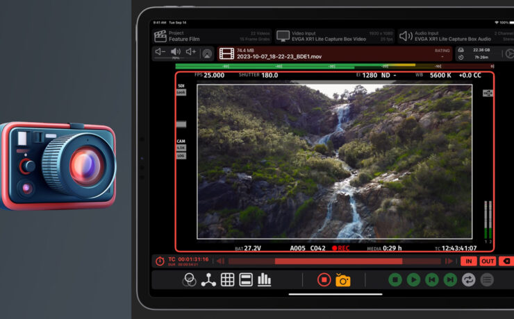Auron Studio's Video Assist App Released - Turn Your iPad Into a Camera Monitor or Extra Screen