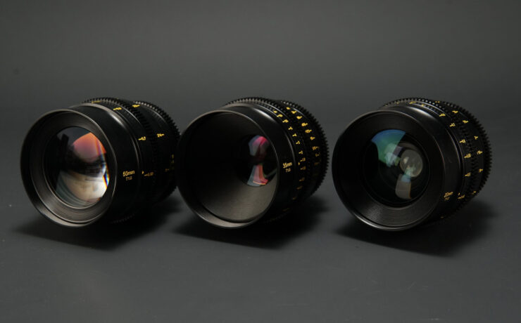 Mitakon Speedmaster T1.0 Cine Lens Set for Super35 Format Cameras Introduced
